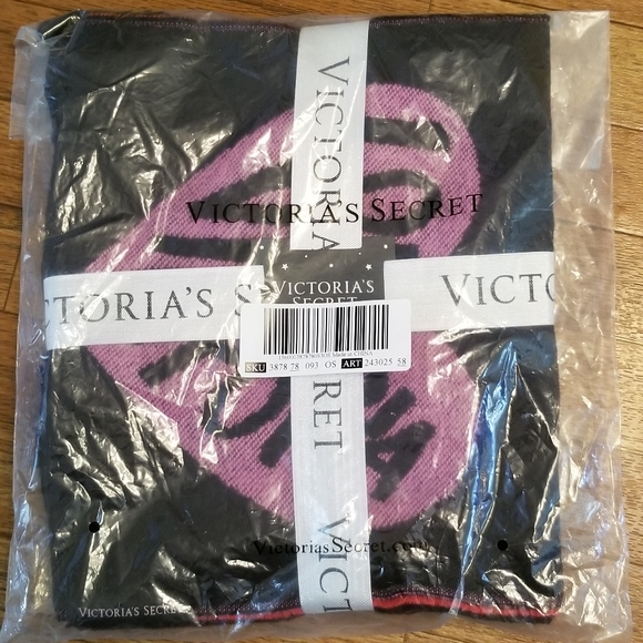 VS PINK WINTER ANGEL LOVE VICTORIA SCARVE - Picture 3 of 5
